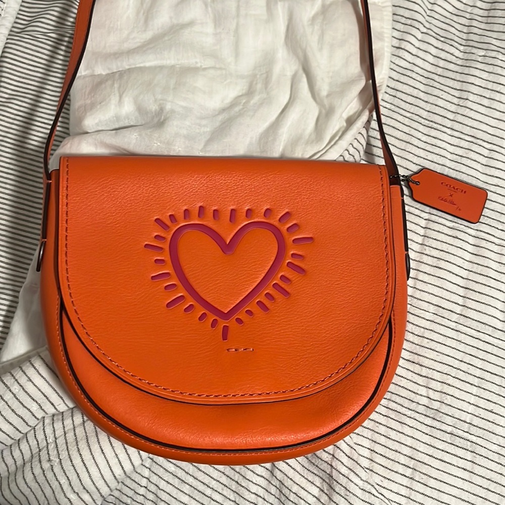 AUTHENTIC Coach x Keith Haring Crossbody Bag